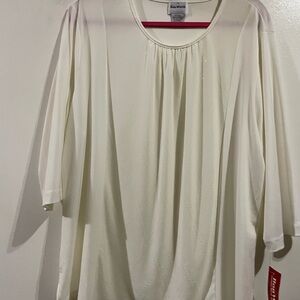Bon Worth Elegant White Women's Top size XLP